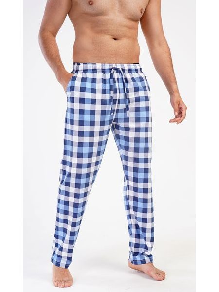 Pánské pyžamové kalhoty Sebastian - modrá