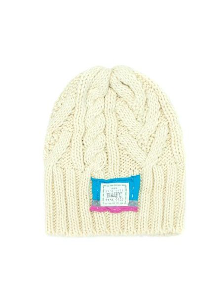 Čepice beanie Luz blues krémová