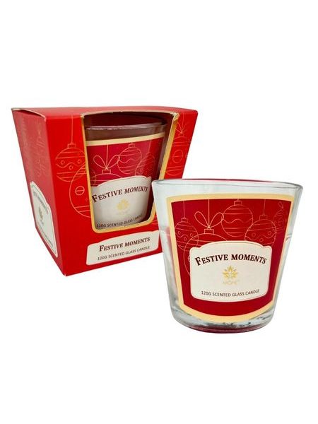 ARÔME Svíčka 120 g, ve skle, Festive Moments