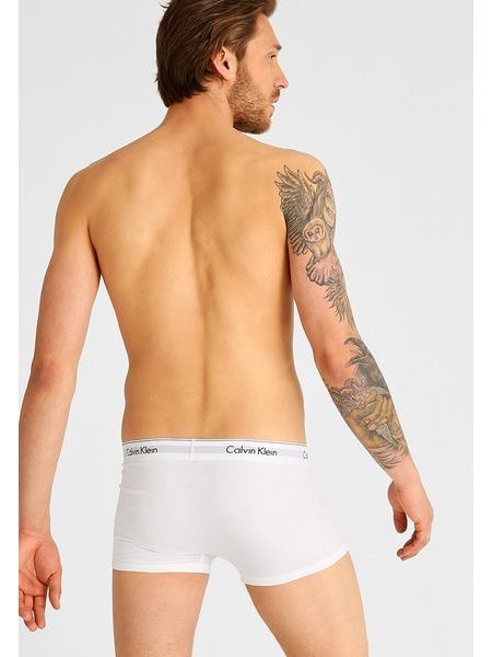 Pánské boxerky CALVIN KLEIN Modern Cotton Stretch 2 pack NB1086A bílá