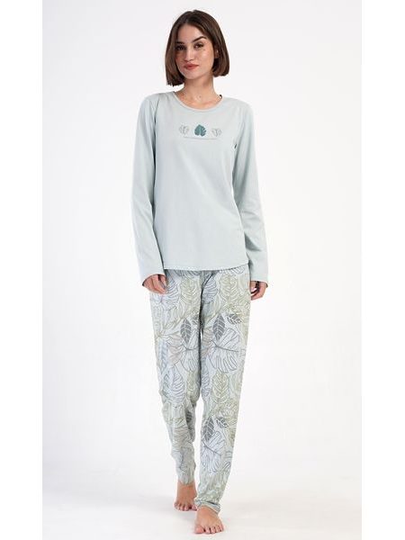 Dámské pyžamo dlouhé Sofie - zelená