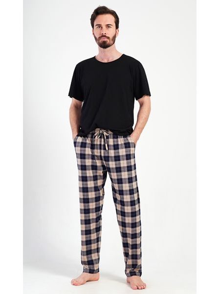 Pánské pyžamové kalhoty Marko - béžová