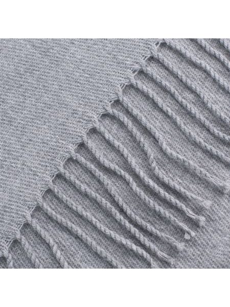 Jednobarevný šál s třásněmi růžový