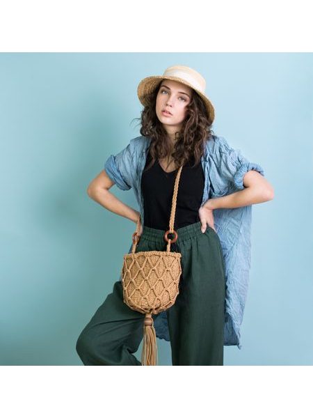 Letní proutěná taška