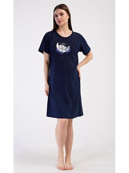 Dámská noční košile mateřská Sweet dreams - světle šedá