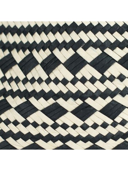 Dámský letní elegantní klobouk - černobílý