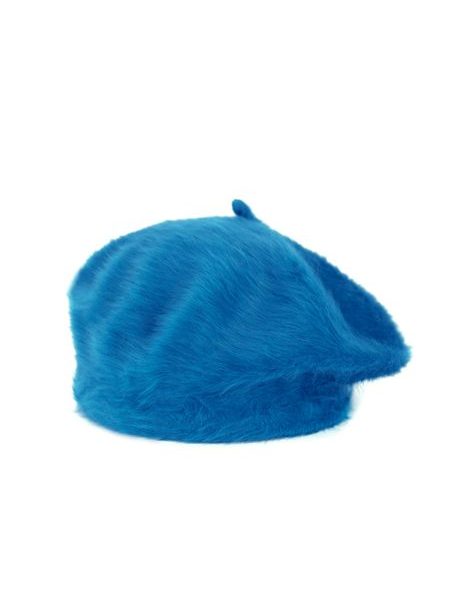 Baret s chloupkem tmavě šedý