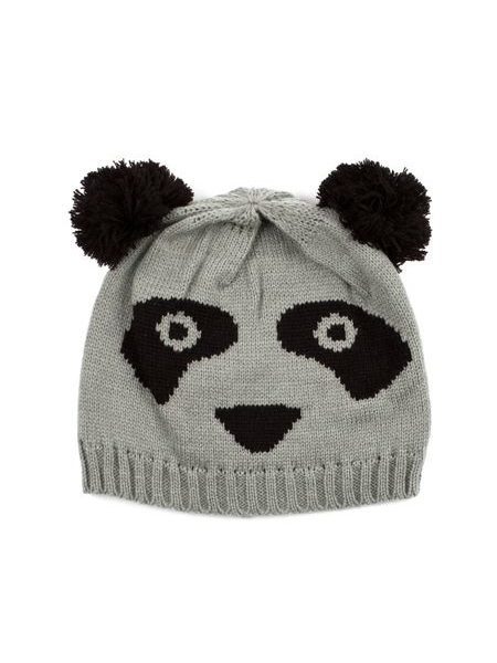 Čepice Panda - šedá