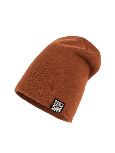 Čepice beanie dvojitá žlutá