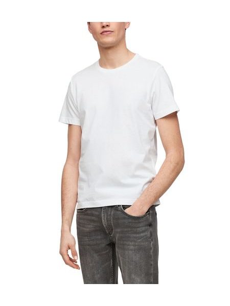 Pánské tričko s krátkým rukávem s.Oliver bílé