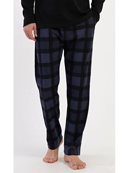 Pánské pyžamo dlouhé Erik - černá