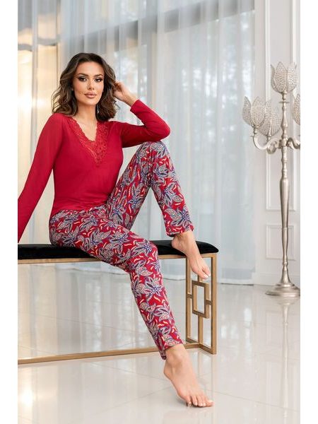 Dámské pyžamo Rita wine