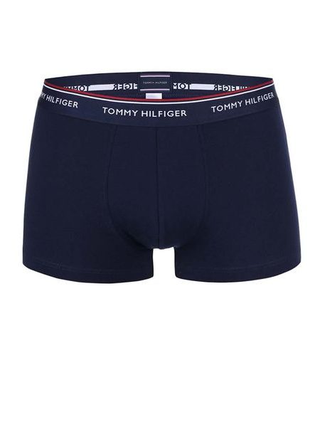 Pánské boxerky TOMMY HILFIGER Premium Essentials 3pack navy/červená/bílá