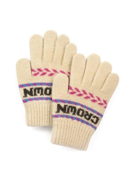 Rukavice Crown - béžová