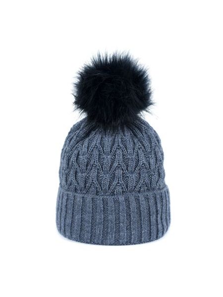 Čepice světlemodrá s bambulí