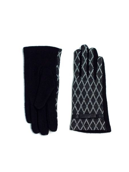Vlněné rukavice černé