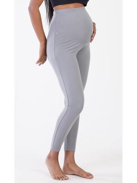 Dámské mateřské elastické kalhoty Julie - šedá