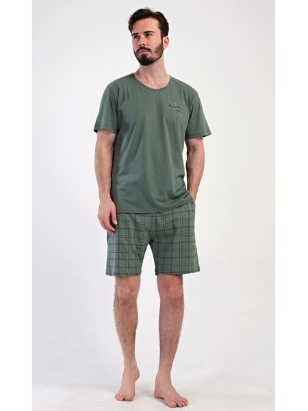 Pánské pyžamo šortky Ralph - khaki