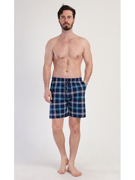 Pánské pyžamové šortky Patrik - tyrkysová