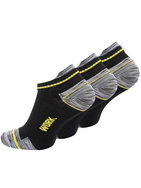 3 PACK pánské kotníkové ponožky