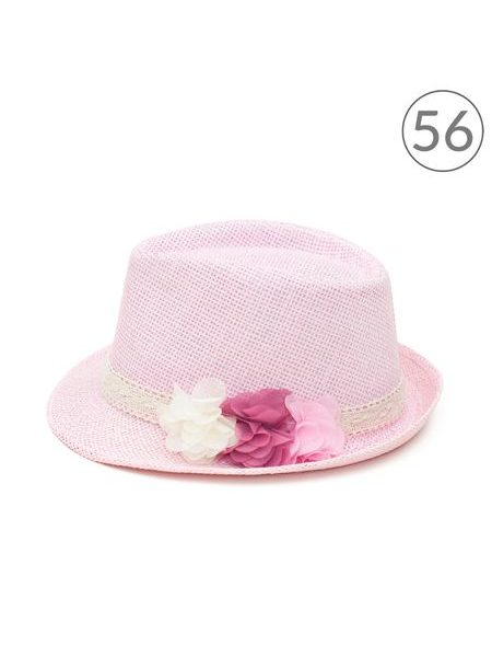 Trilby klobouk holčičí s květinami