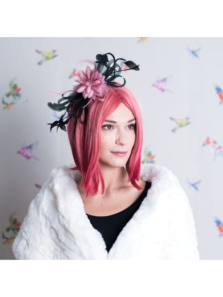 Fascinátor Andrea - černý