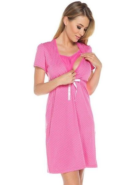 Bavlněná těhotenská noční košile Alena