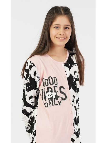 Dětský overal Good vibes only - černá