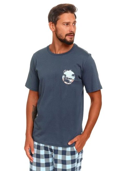 Pánské pyžamo 4416 deep blue
