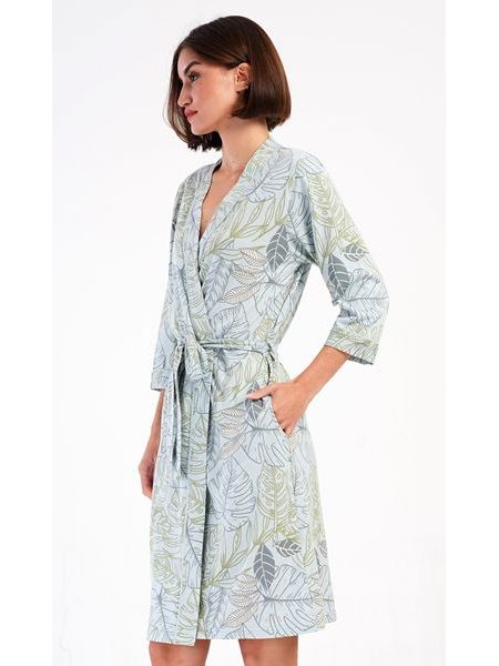 Dámský župan krátký Sofie - šedá