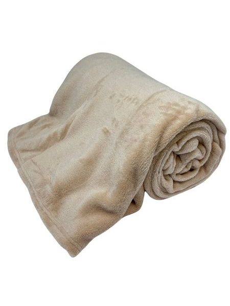 Deka 150x200 cm jednobarevná Béžová