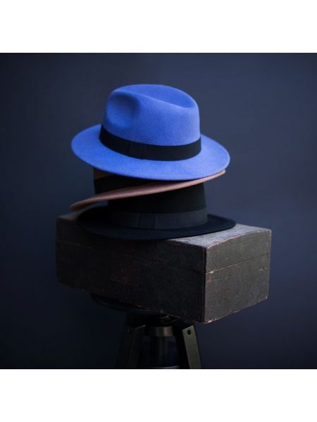 Dámský klobouk vlněný šedý