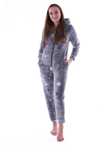 Dámský soft overal Ellie II šedý s kapucí