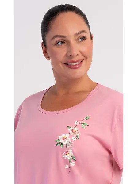 Dámské pyžamo kapri Nikoleta - lososová