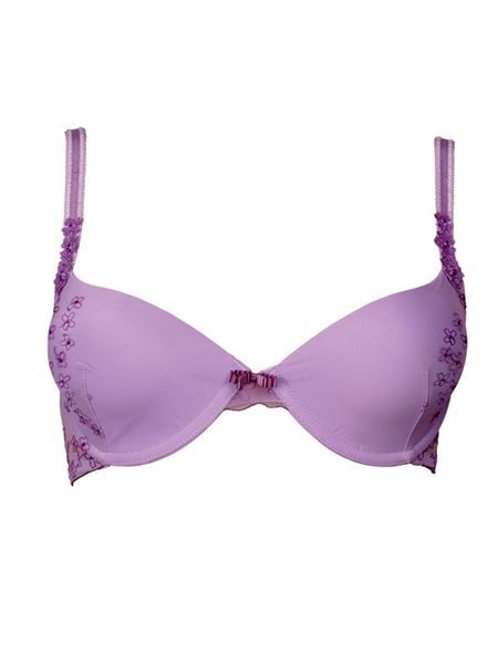 Vyztužená podprsenka s kosticí CHARADE Selina Seamless Padded fialová