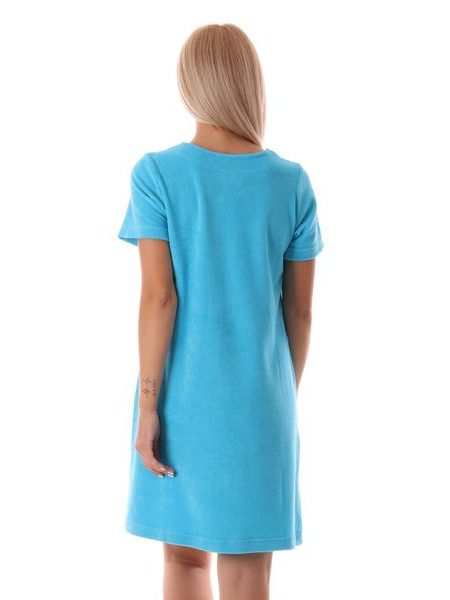 Dámské 3/4 šaty s krátkým rukávem BARI Blue atoll