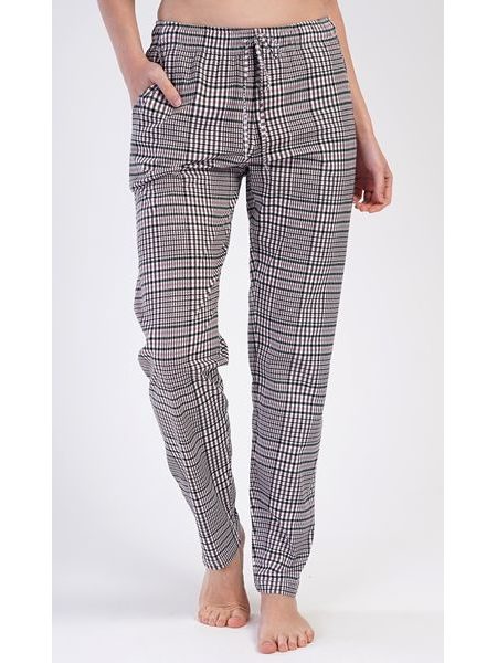 Dámské pyžamové kalhoty Carmen - lososová