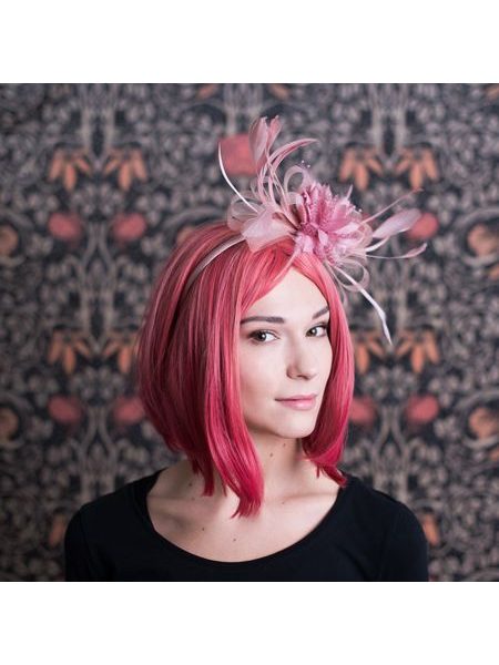 Fascinátor Andrea - šedý