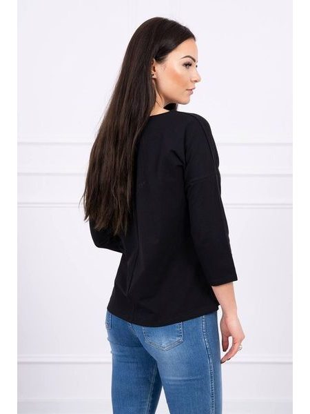 Tričko s potiskem bot, černá S/M - L/XL