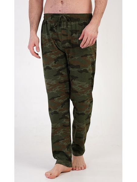 Pánské pyžamové kalhoty Army - khaki