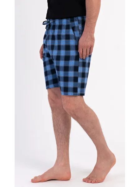 Pánské pyžamové šortky Štefan - modrá