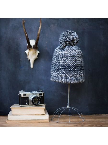 Set pletené čepice se šátkem světle šedá melanž