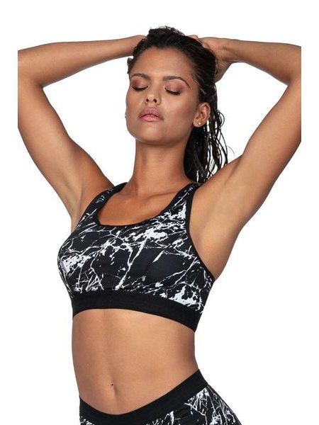 Fitness podprsenka Izzy mramorovaná
