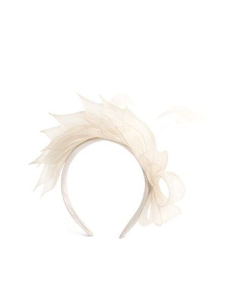 Fascinátor - ecru
