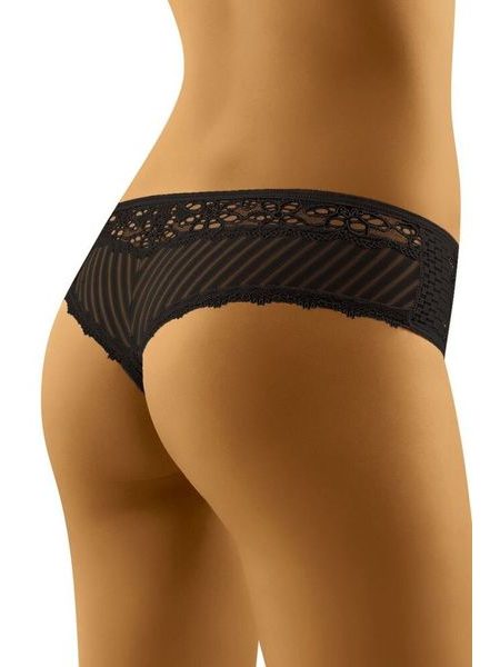 Dámské brazilky s krajkou Gigua černé
