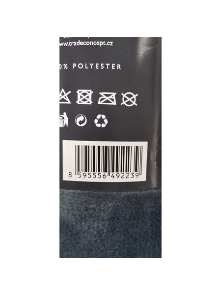 Deka 150 x 200 cm, 220 GSM, Tmavě šedá