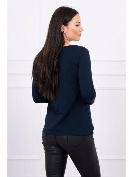 Tričko s nápisem "MIA", tmavě modrá S/M - L/XL