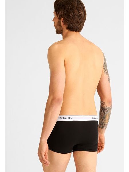 Pánské boxerky CALVIN KLEIN Modern Cotton Stretch 2 pack NB1086A černá