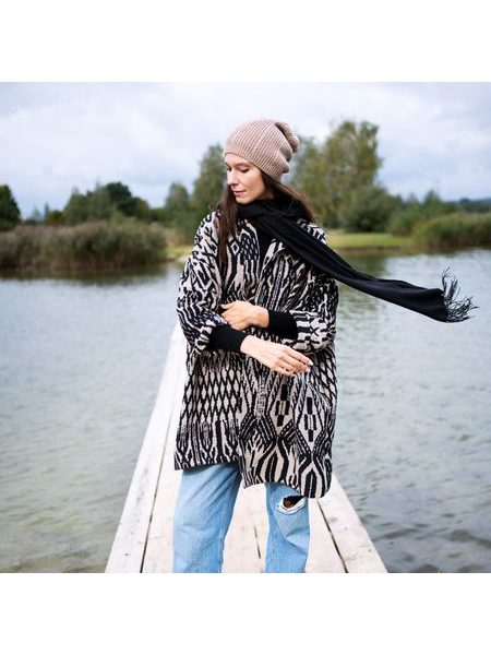 Jemný šál oranžový