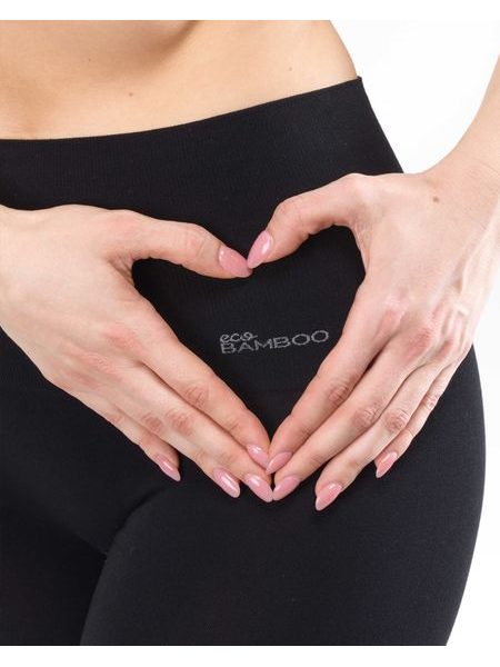 Boxerky s dlouhou nohavičkou a zpevněným pasem EcoBamboo - Béžová